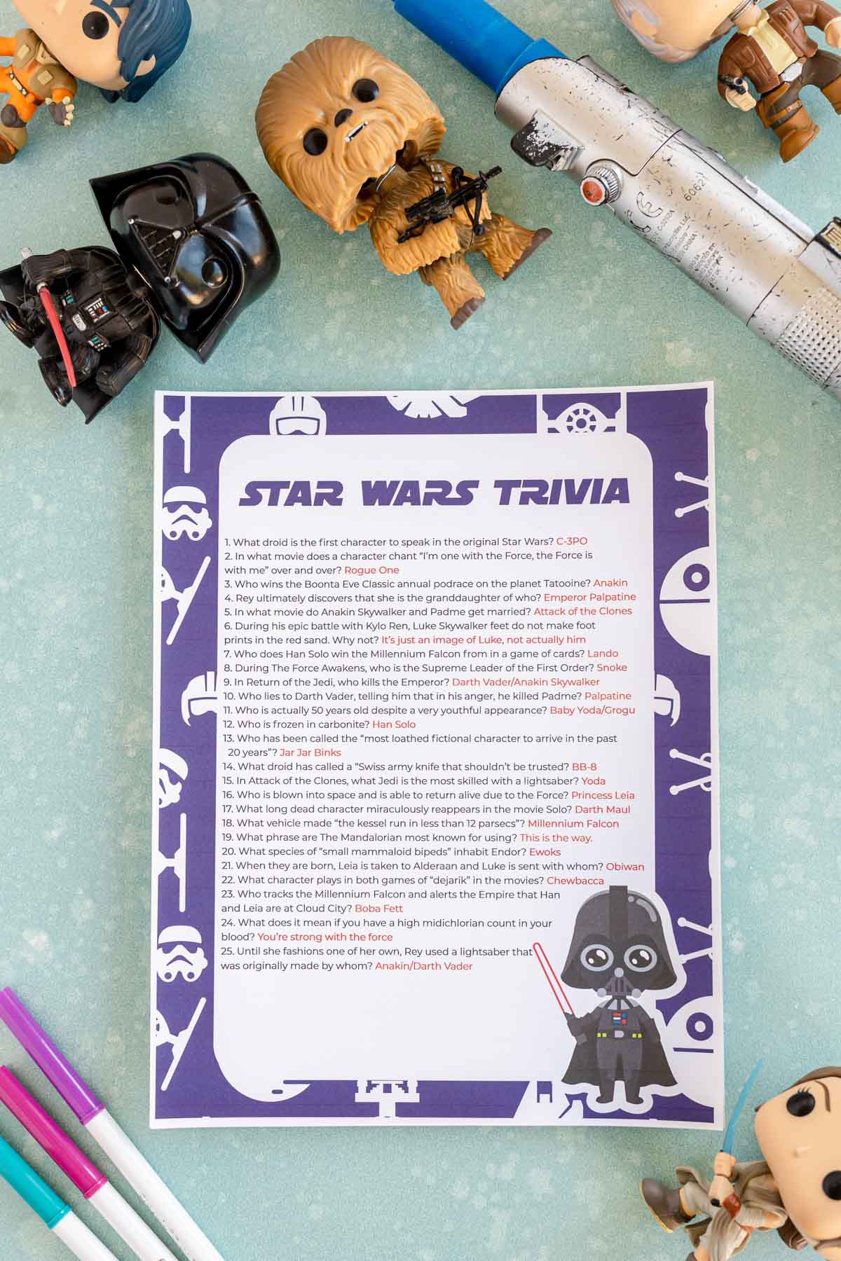 Star Wars Would You Rather Questions {Free Printable!} - Play Party Plan