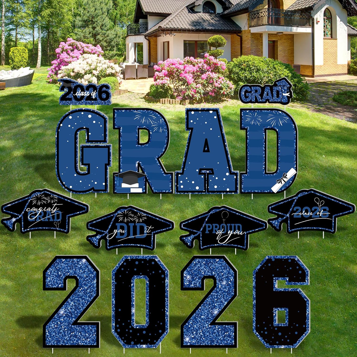 graduation yard signs