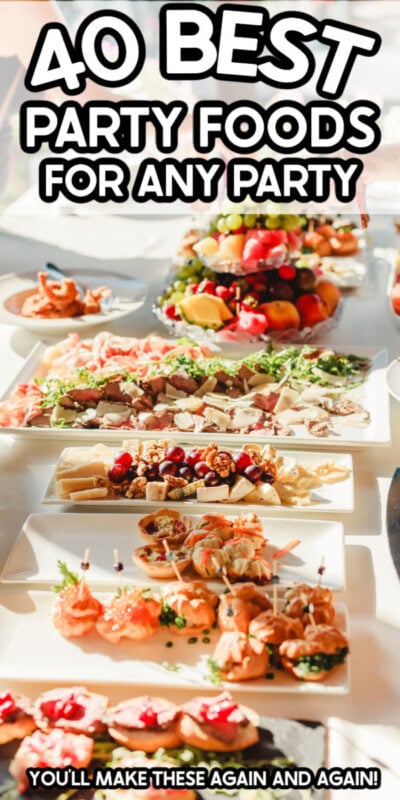 Adult Birthday Party Food Ideas