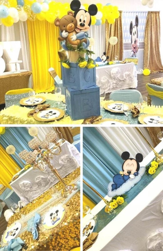 Mickey Mouse baby shower