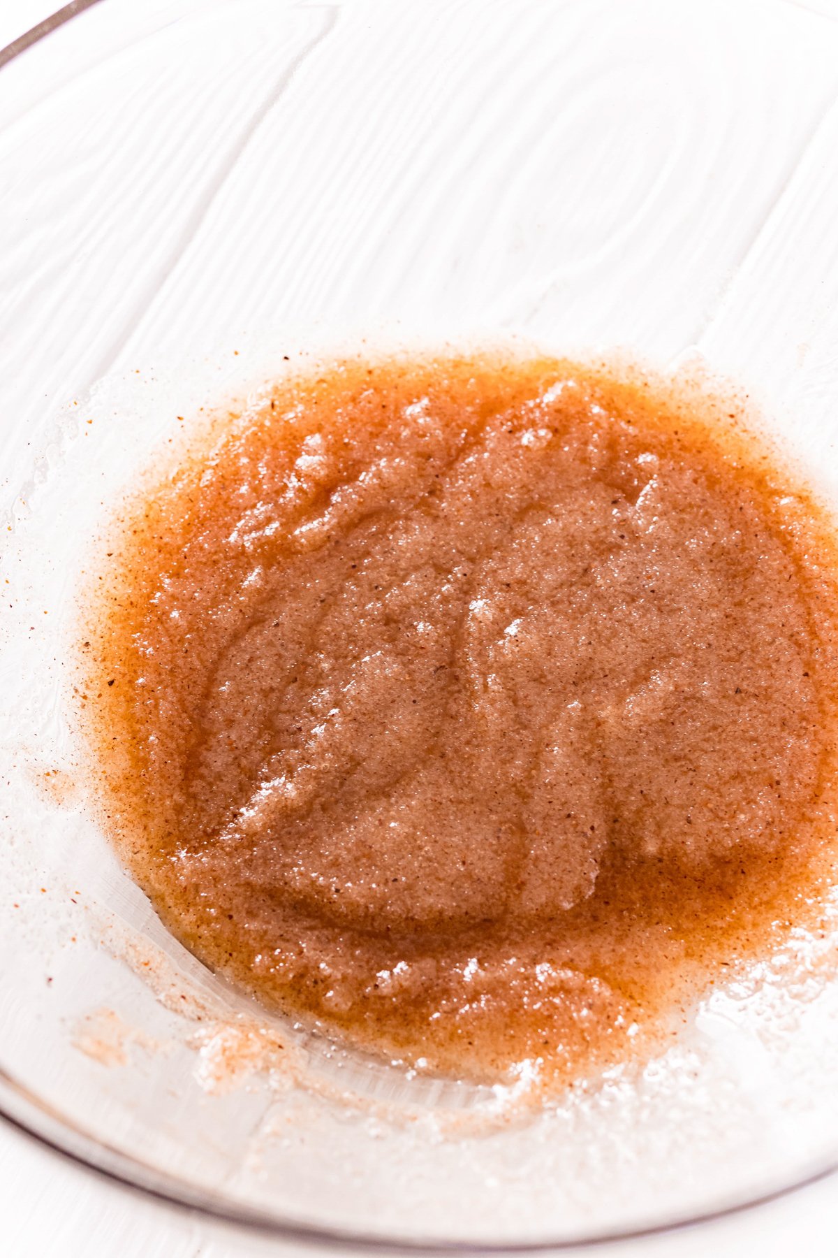 brown sugar in a glass bowl