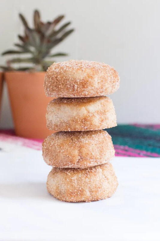 stack of Mexican cinnamon cookies