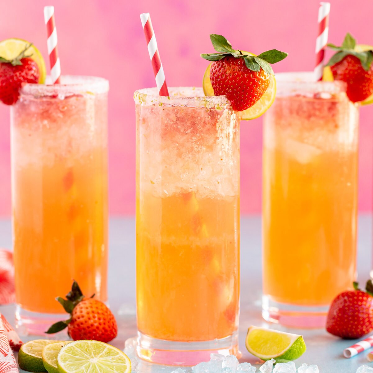 The Perfect Summer Drink - Citrus Strawberry Mocktail