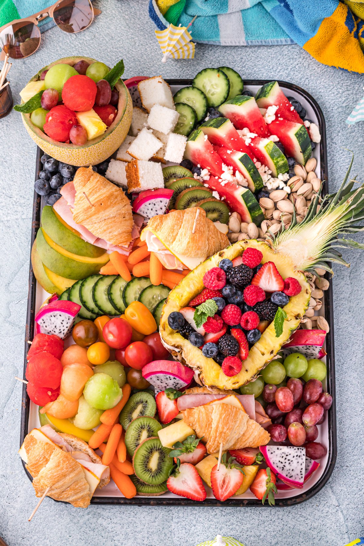 summer charcuterie board