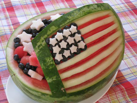 4th of July watermelon
