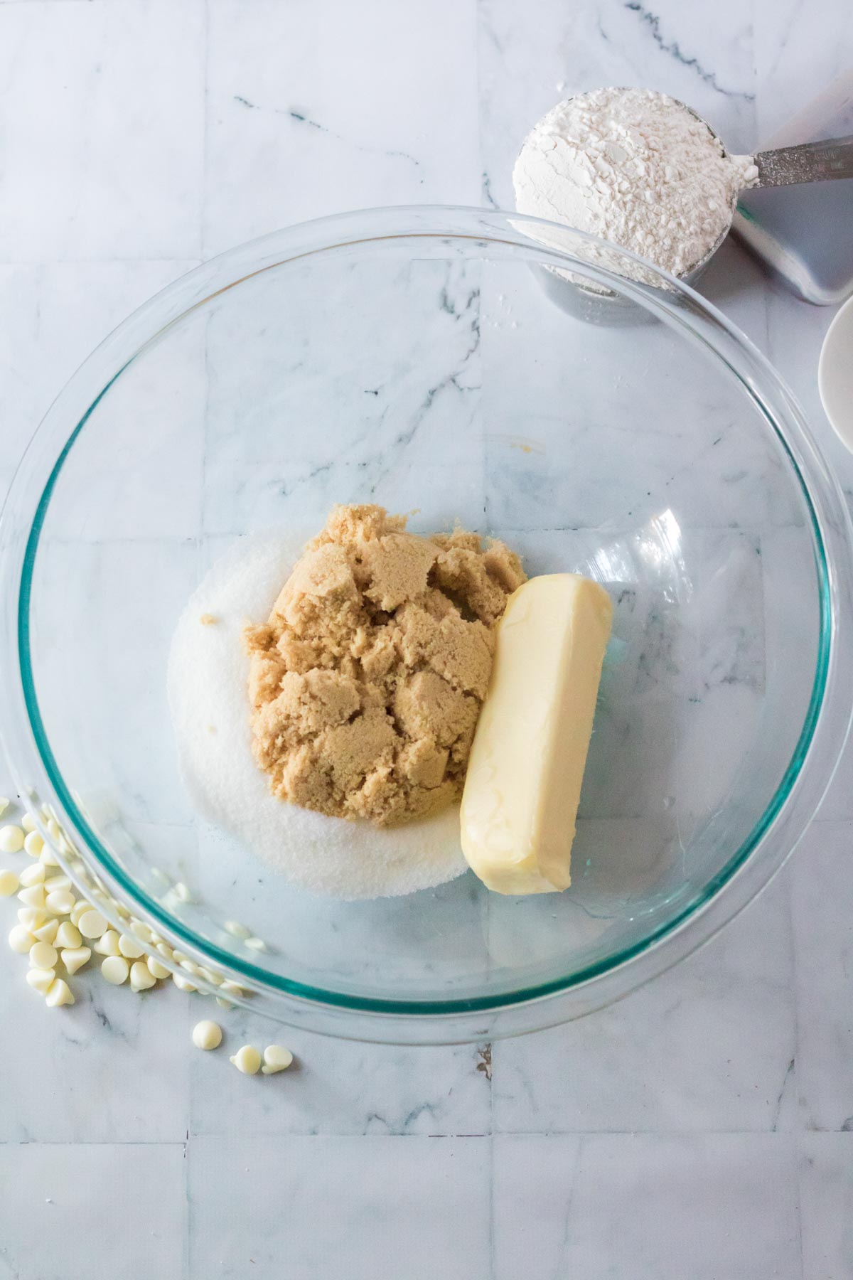 bowl with brown sugar and butter in it