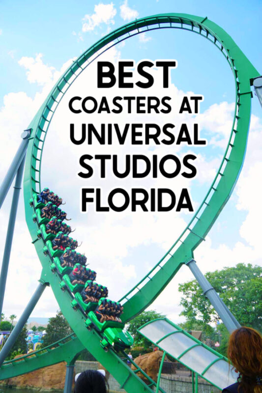 Universal Studios florida roller coaster with text