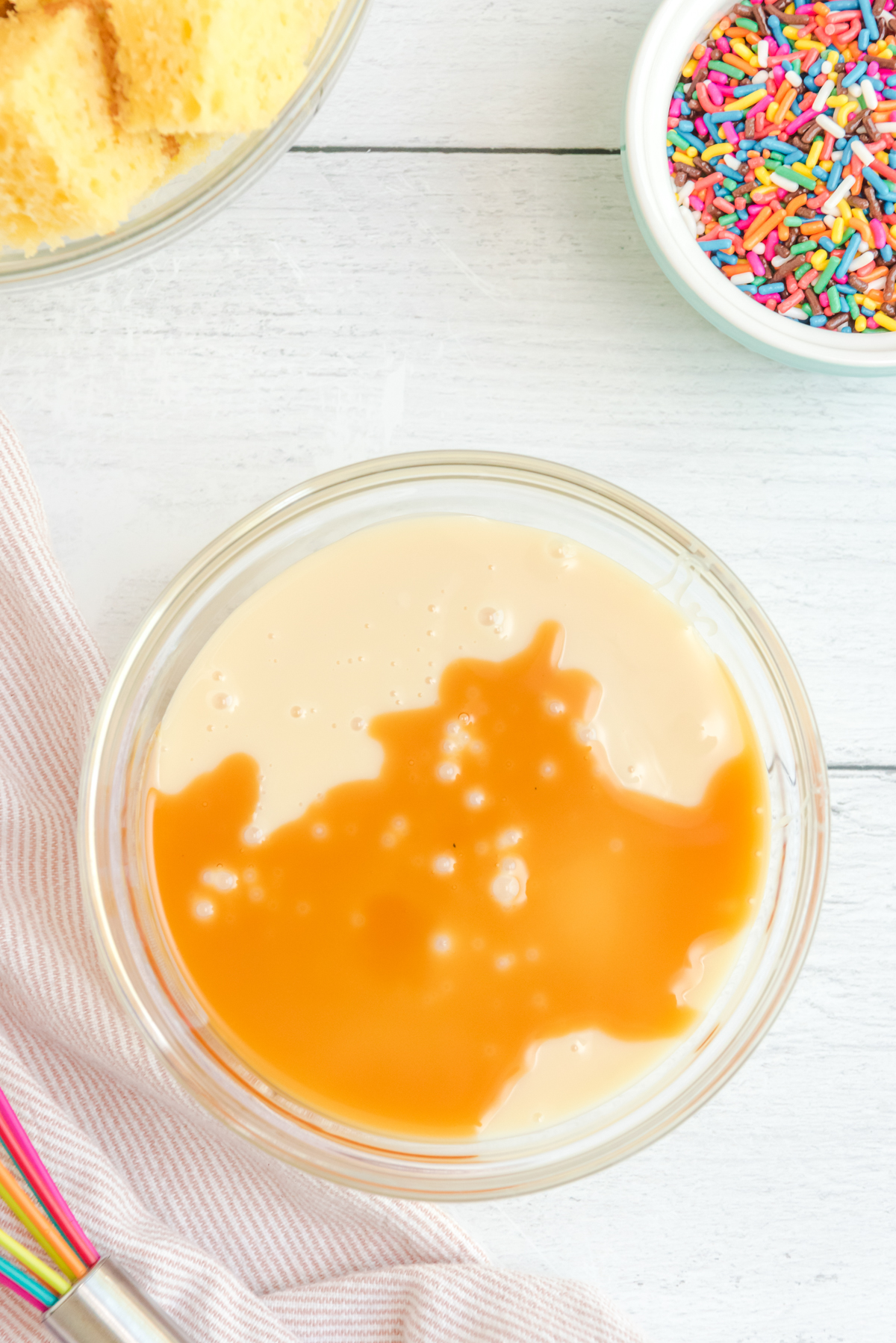 sweetened condensed milk with caramel 
