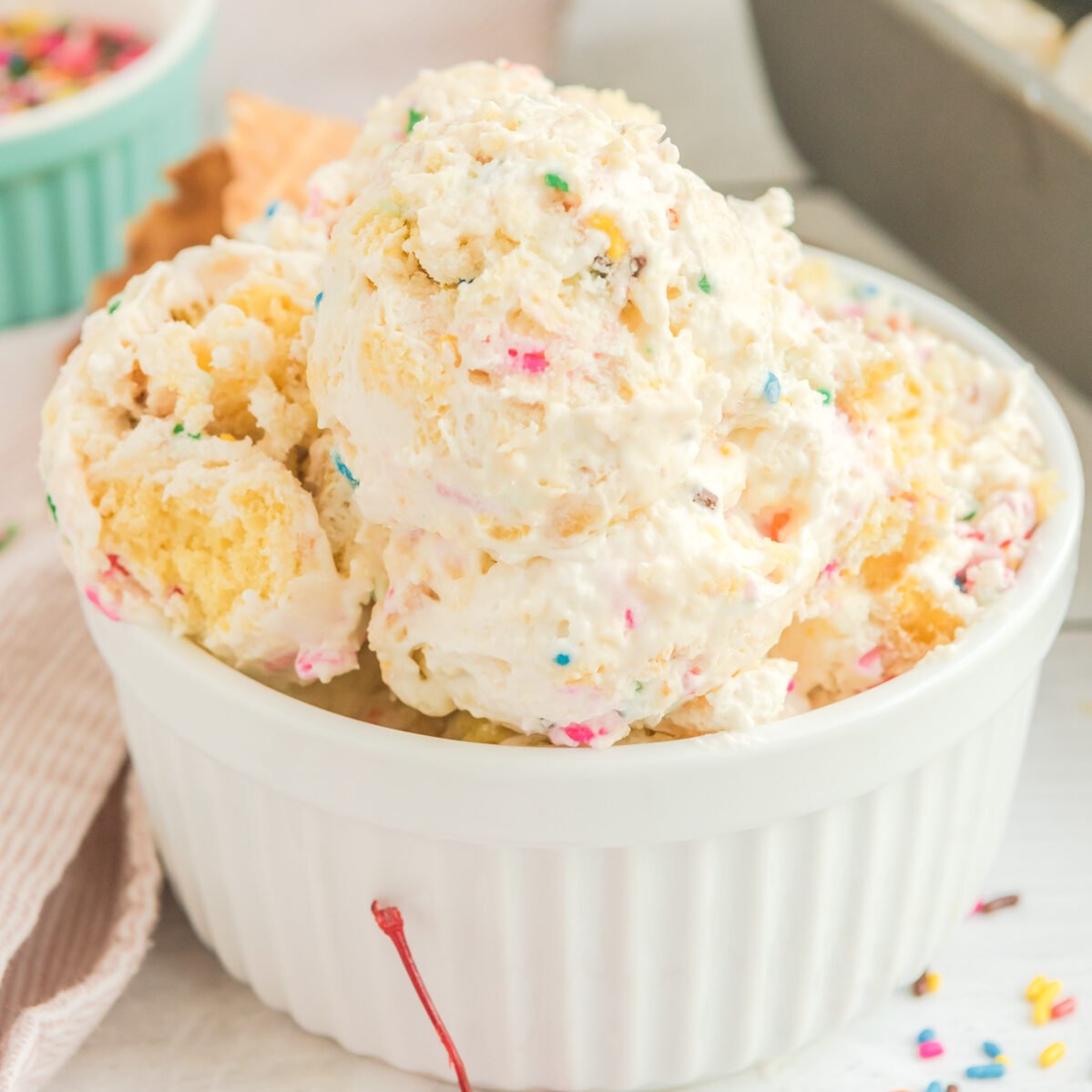 Best Birthday Cake Ice Cream Recipe (No Churn) - Play Party Plan