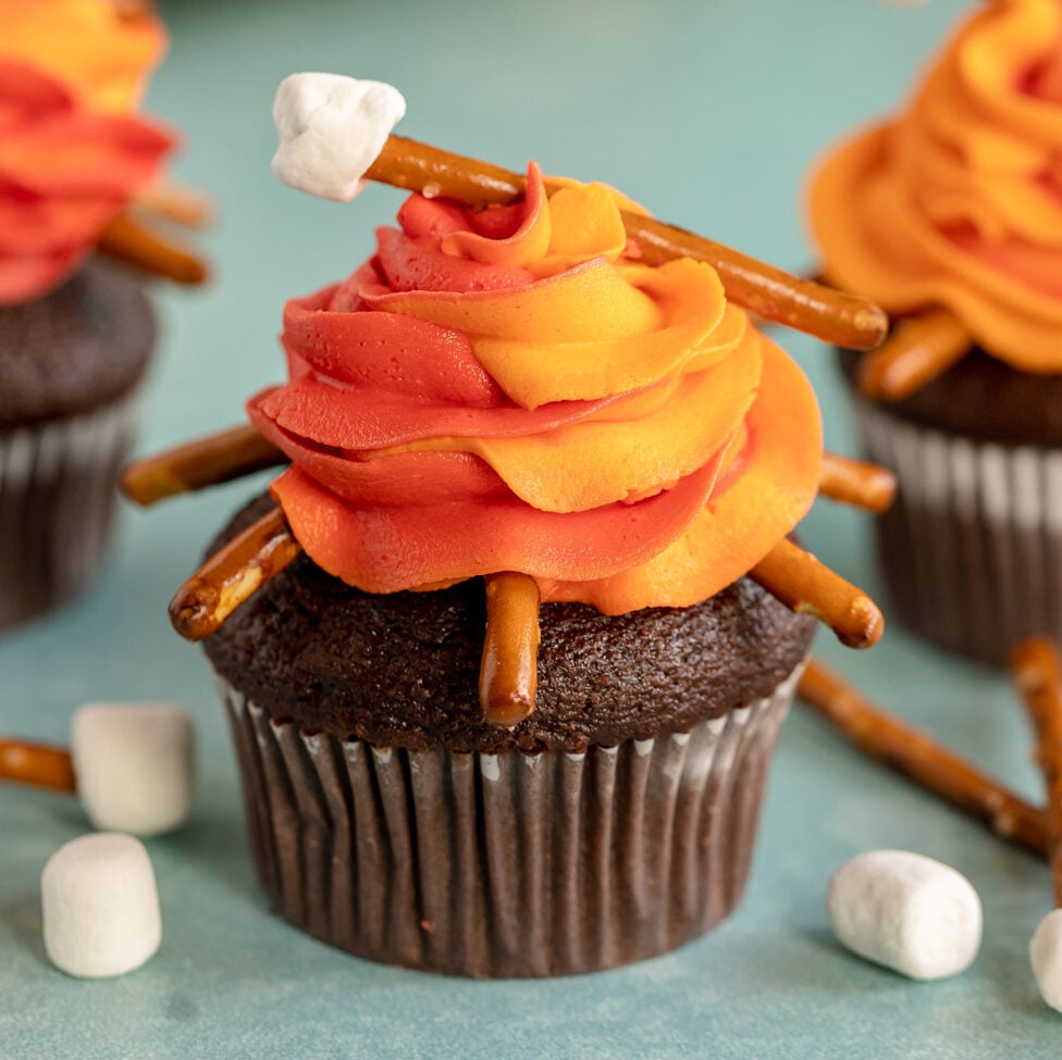 Easy Campfire Cupcakes