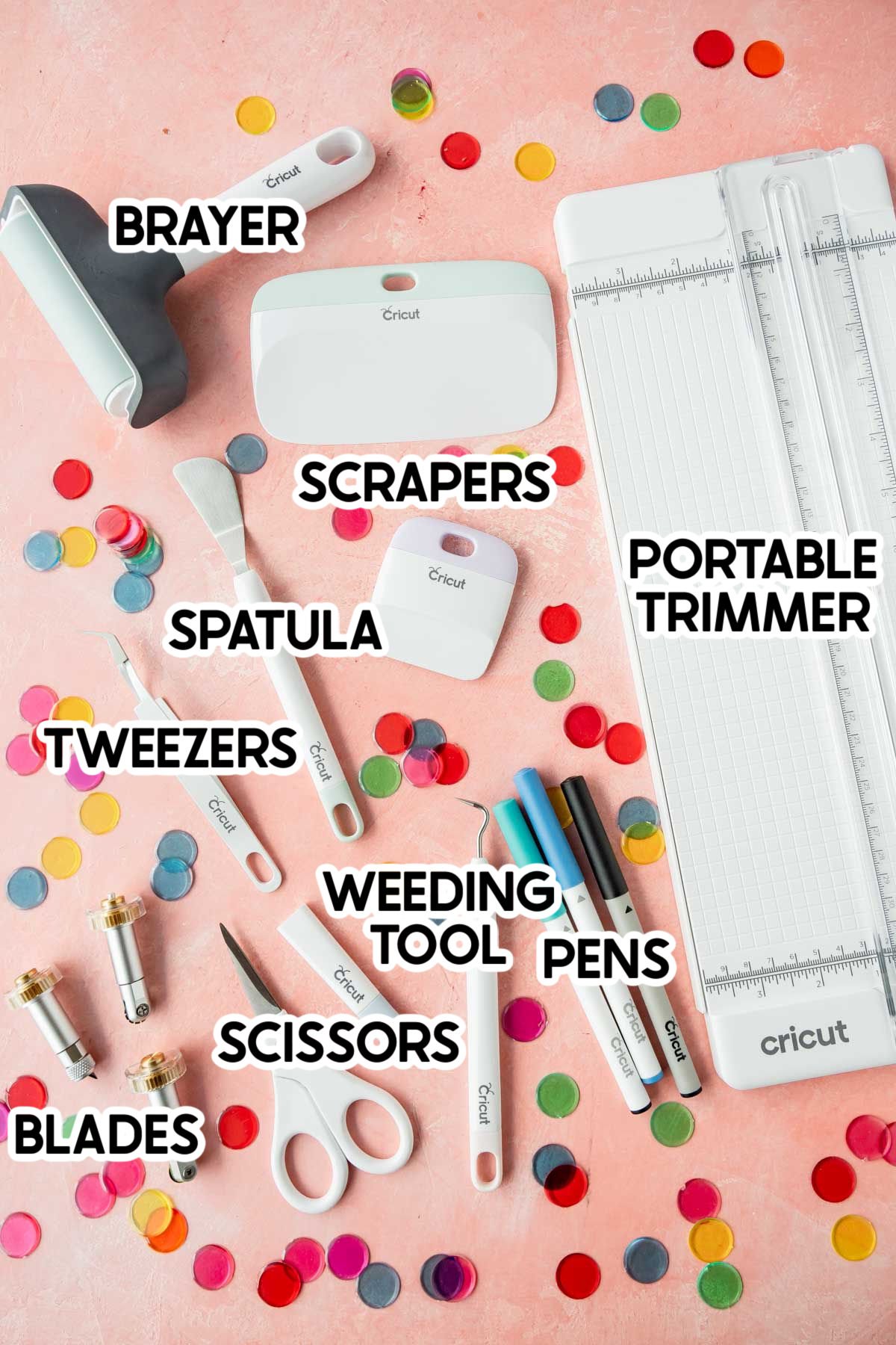 Cricut Maker Brayer & Tweezers Set