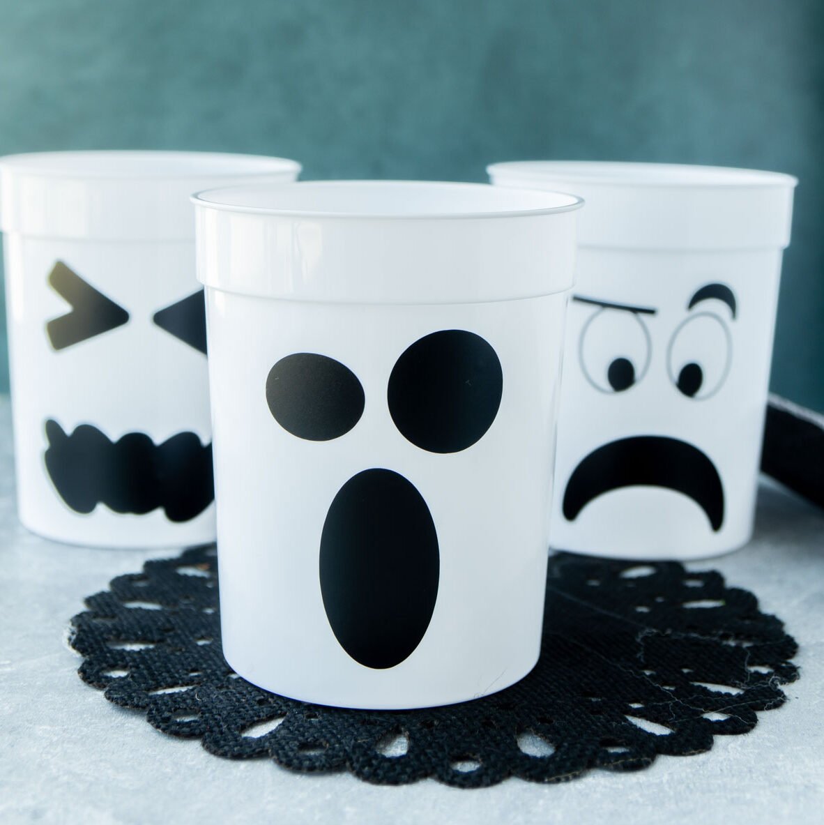 Halloween Cups Frankenstein Halloween Disposable Coffee Cups With Lids,  Halloween Party Supplies Kids Halloween Party to Go Cups 