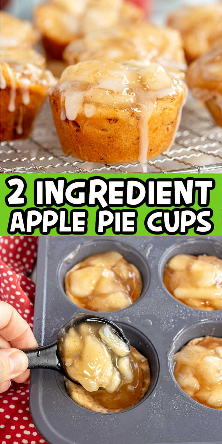Easy 2-Ingredient Apple Pie Cups - Play Party Plan