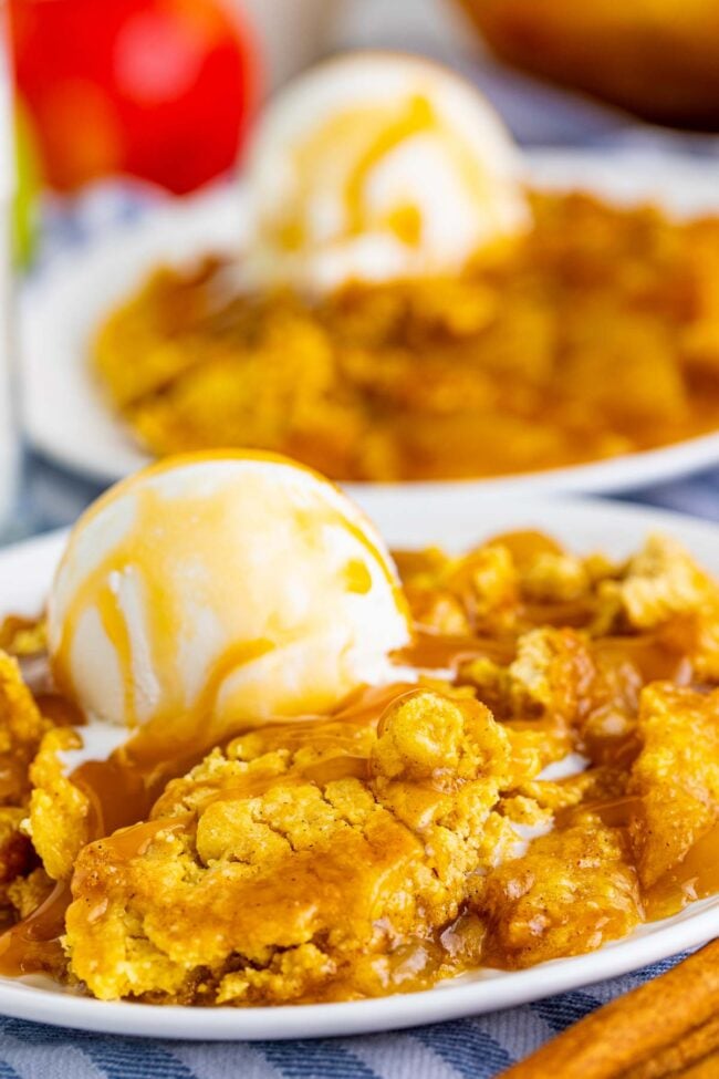 Easy Caramel Apple Dump Cake Play Party Plan