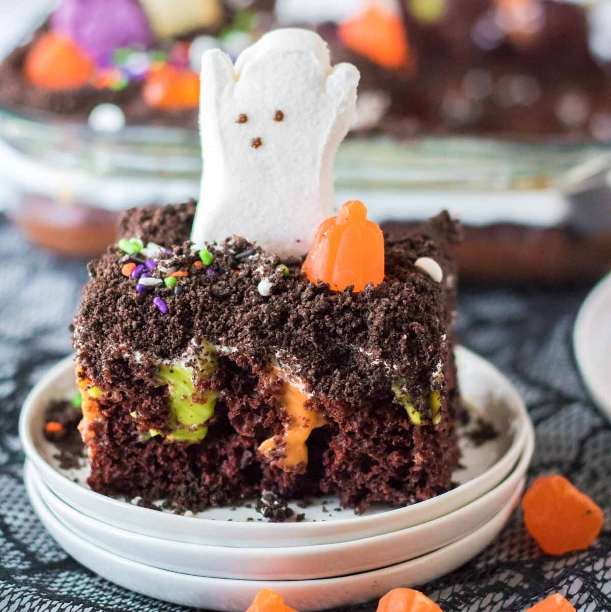 Graveyard Halloween Dirt Cake