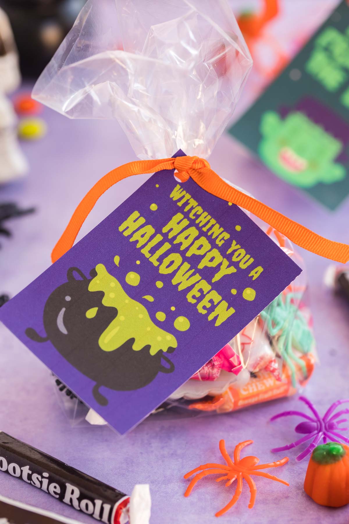 witch Halloween gift tags