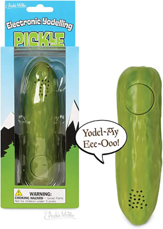 toy yodeling pickle
