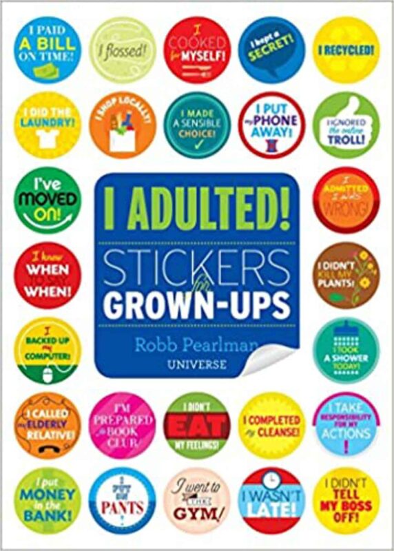 pack of stickers praising adults