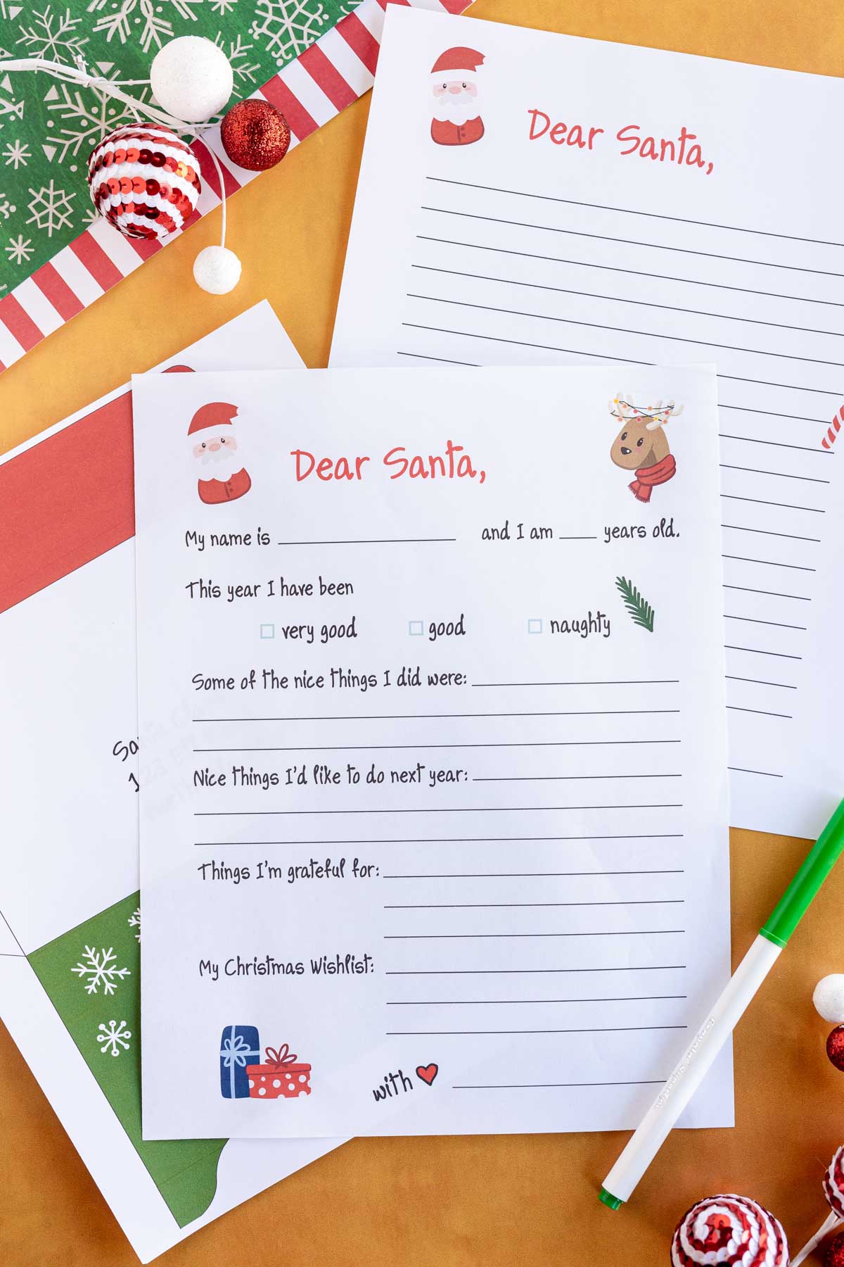 Free Printable Letter From Santa Claus Template free-printable-letter-from-santa-claus-template