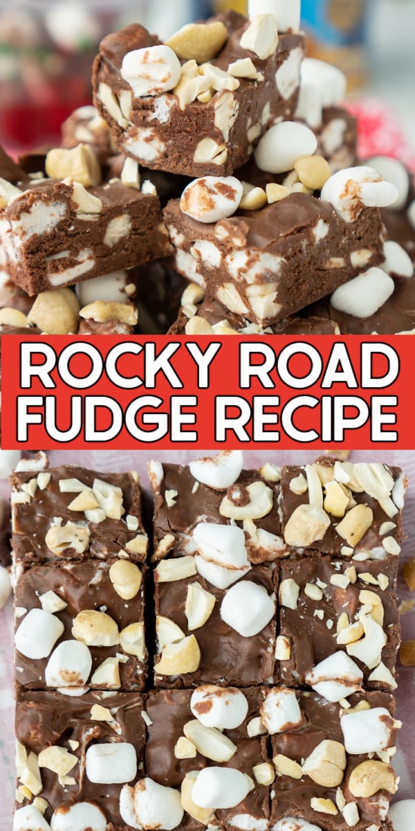 The Best Rocky Road Fudge {Easy Recipe} Play Party Plan
