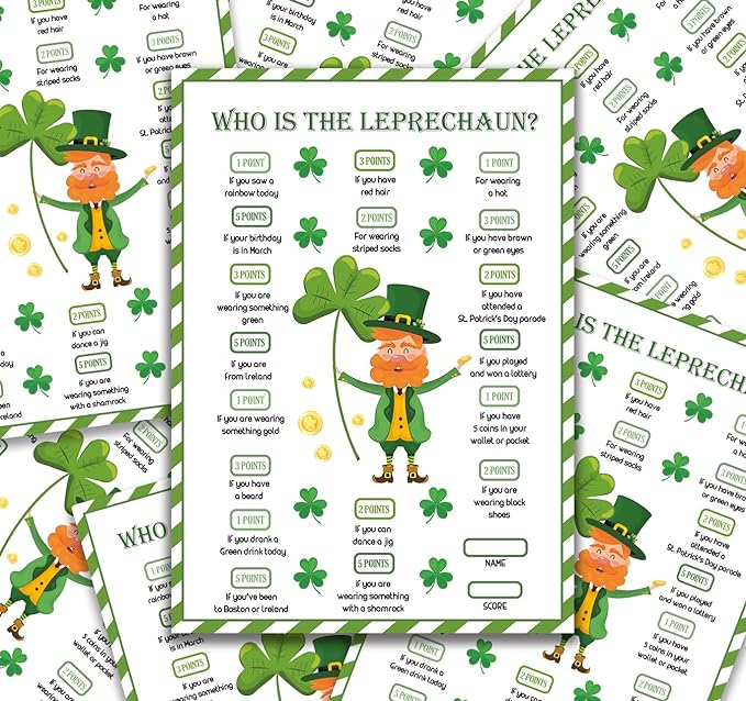 who is most like a leprechaun game