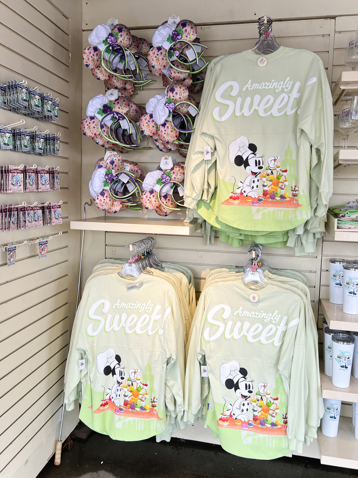 merchandise at the 2023 Disney food and wine festival