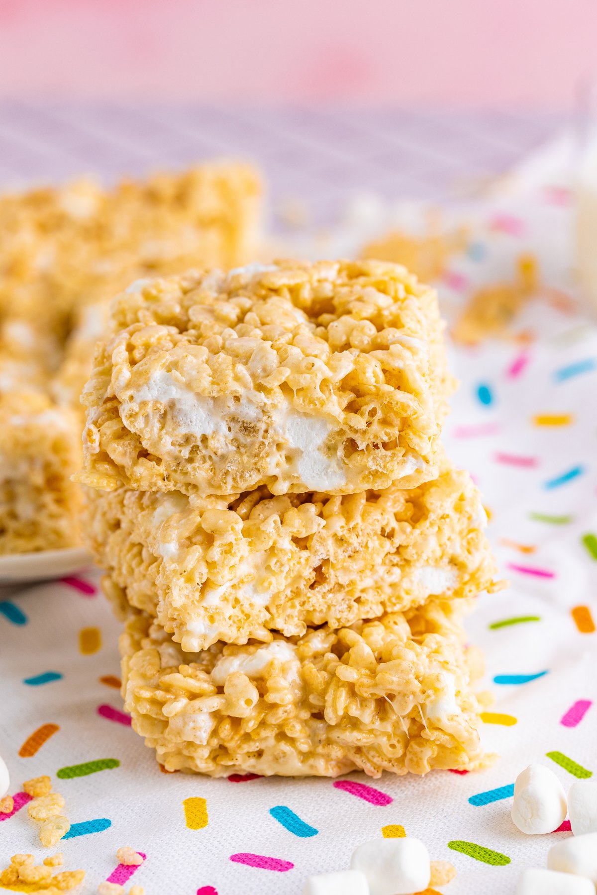 the best rice krispie treats stacked up