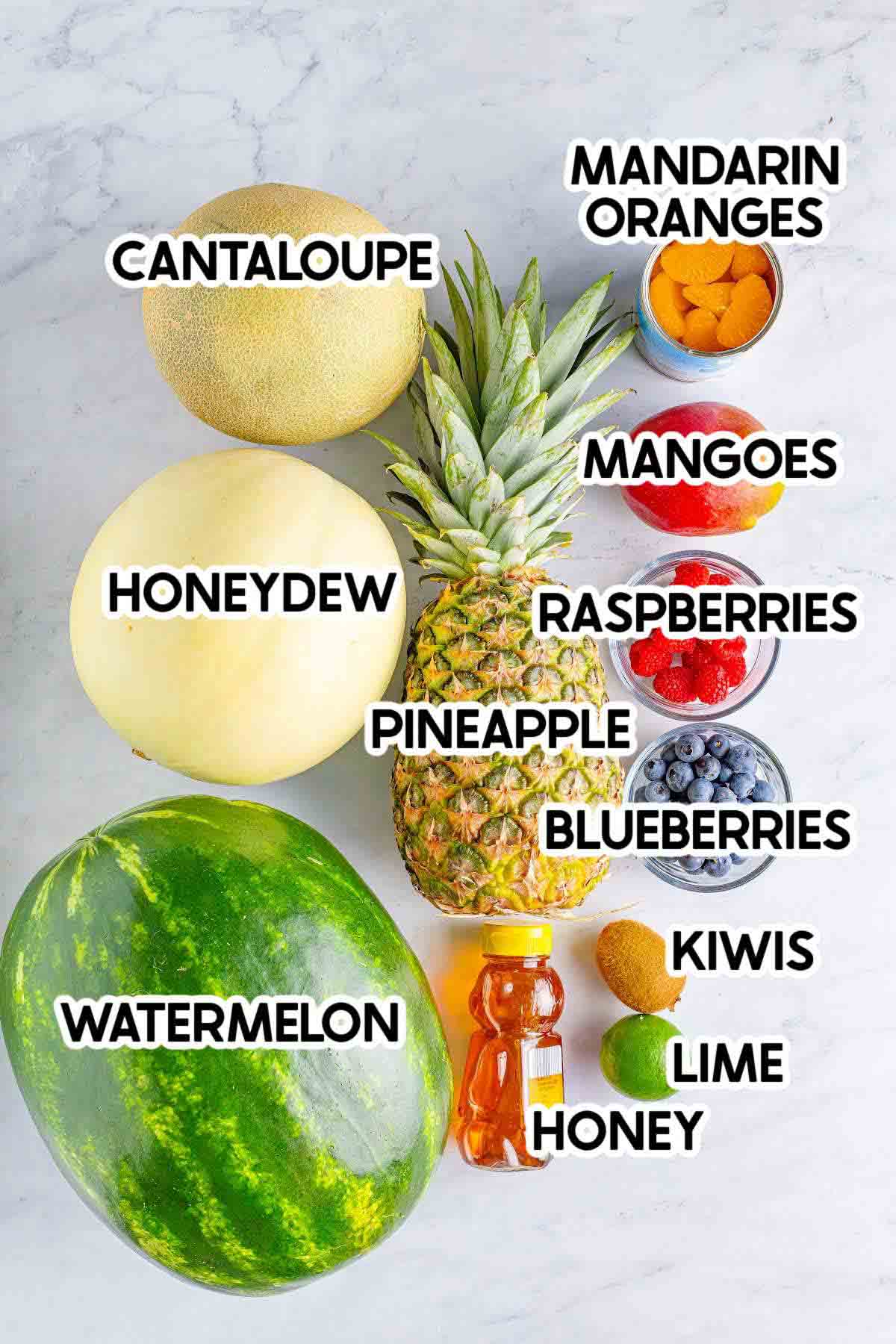 labeled ingredients