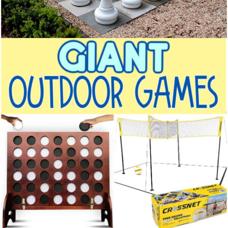 collage of outdoor games
