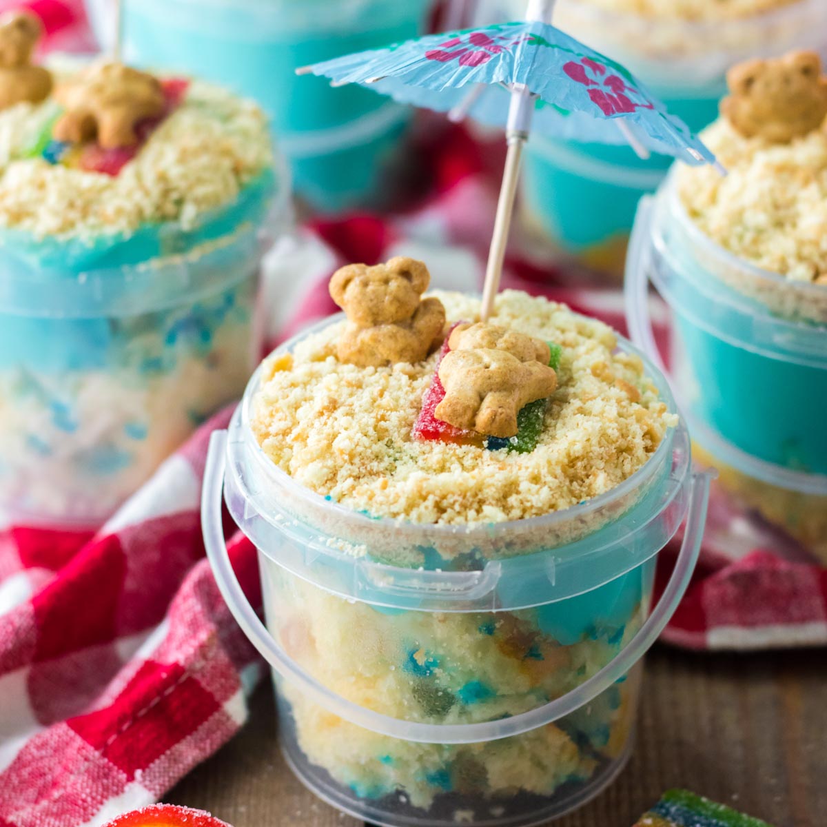 Easy Sand Pudding Buckets