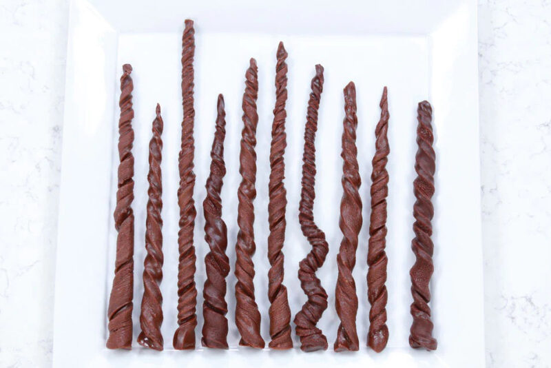 brown edible wands