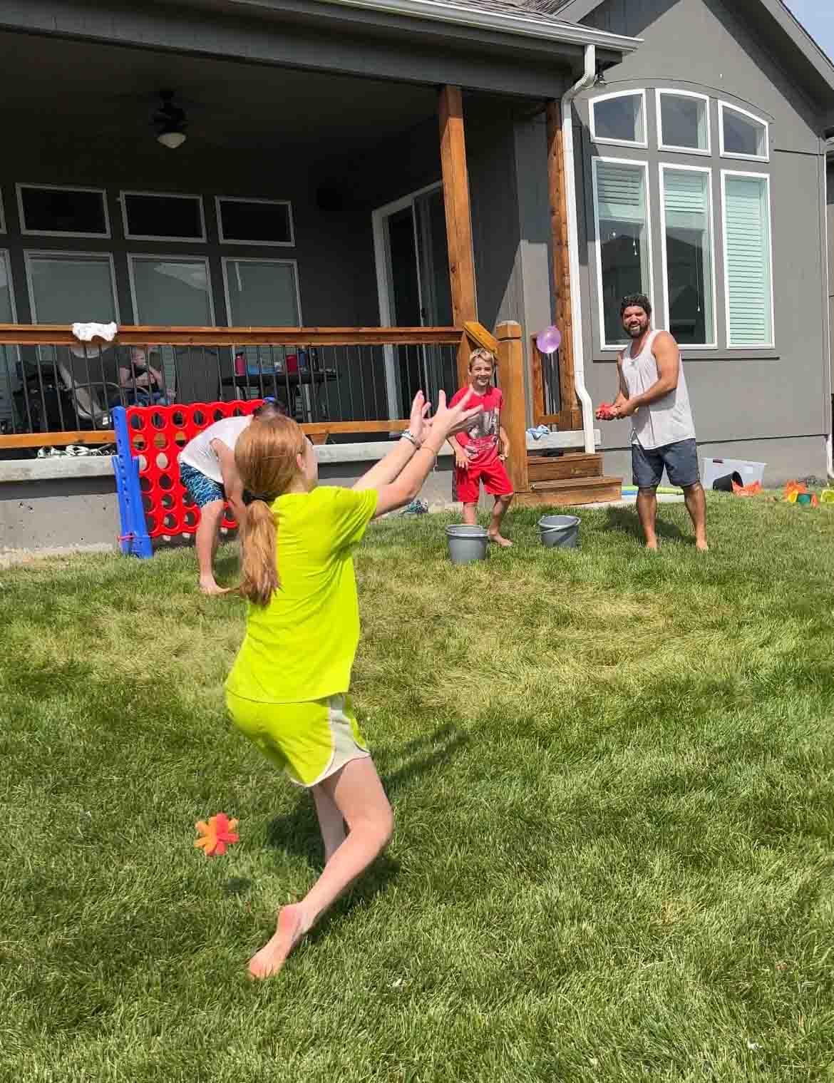 at Home Water Balloon Filling Station