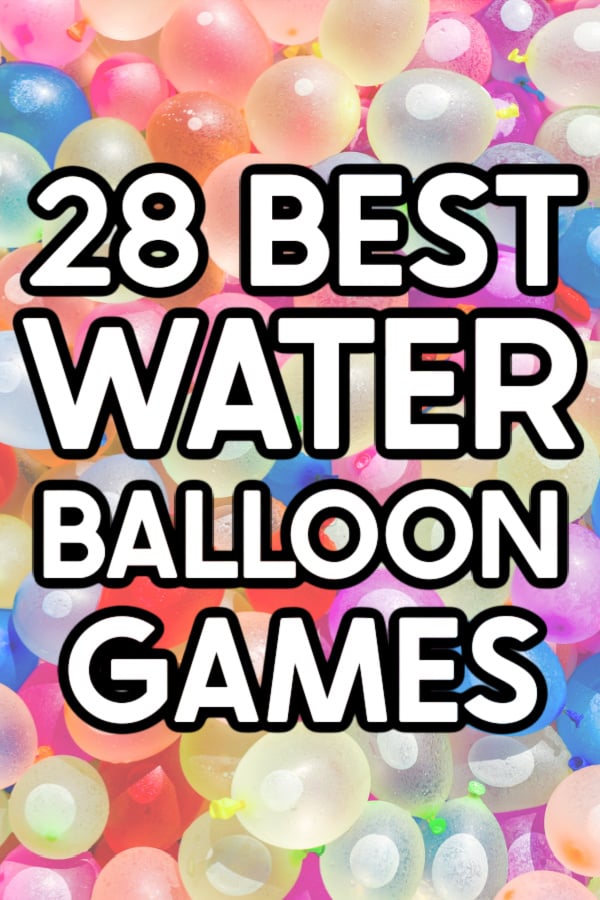 image of water balloons with text on top