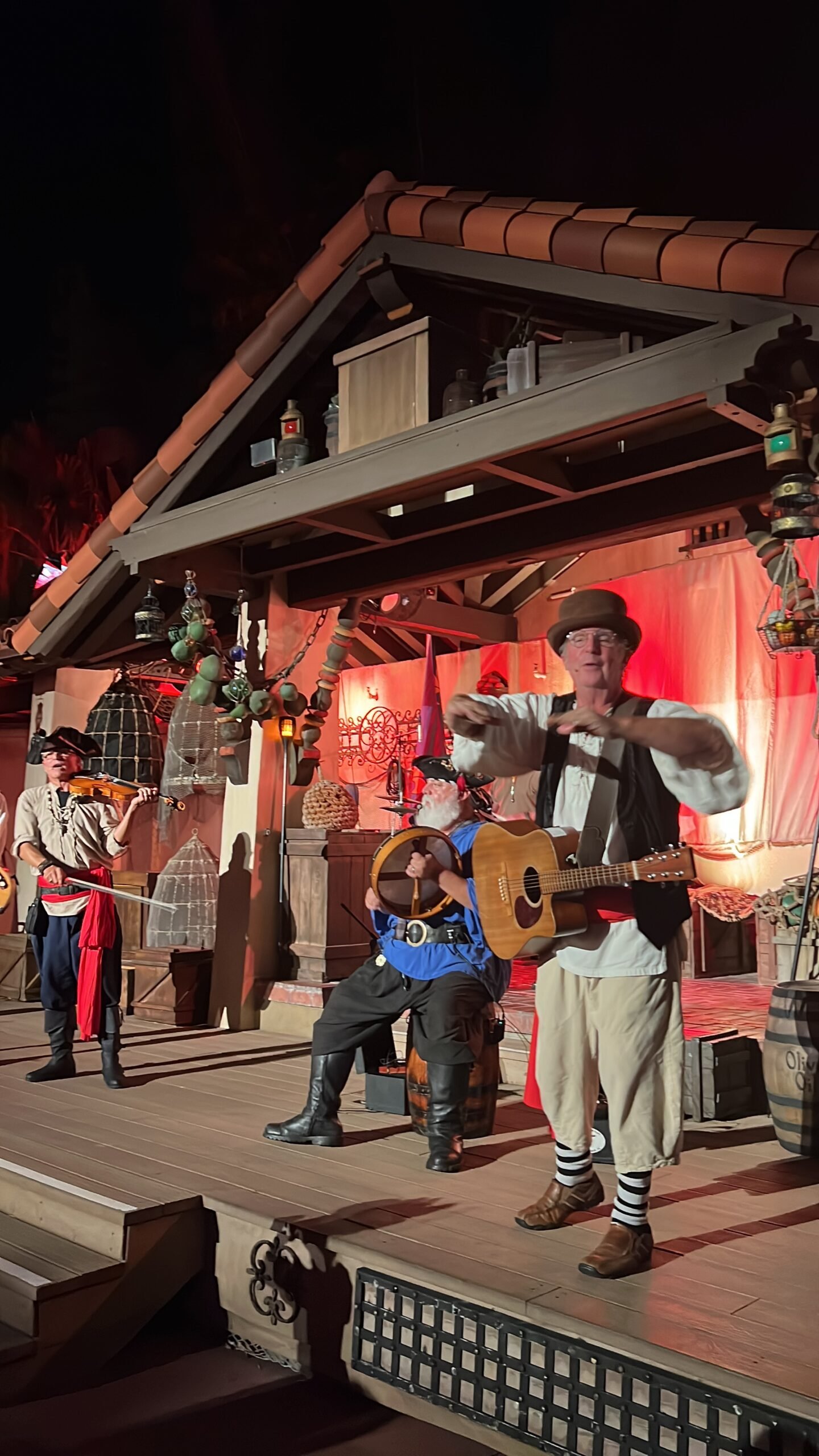 Pirate band in Adventureland at Mickey's Not So Scary Halloween Party