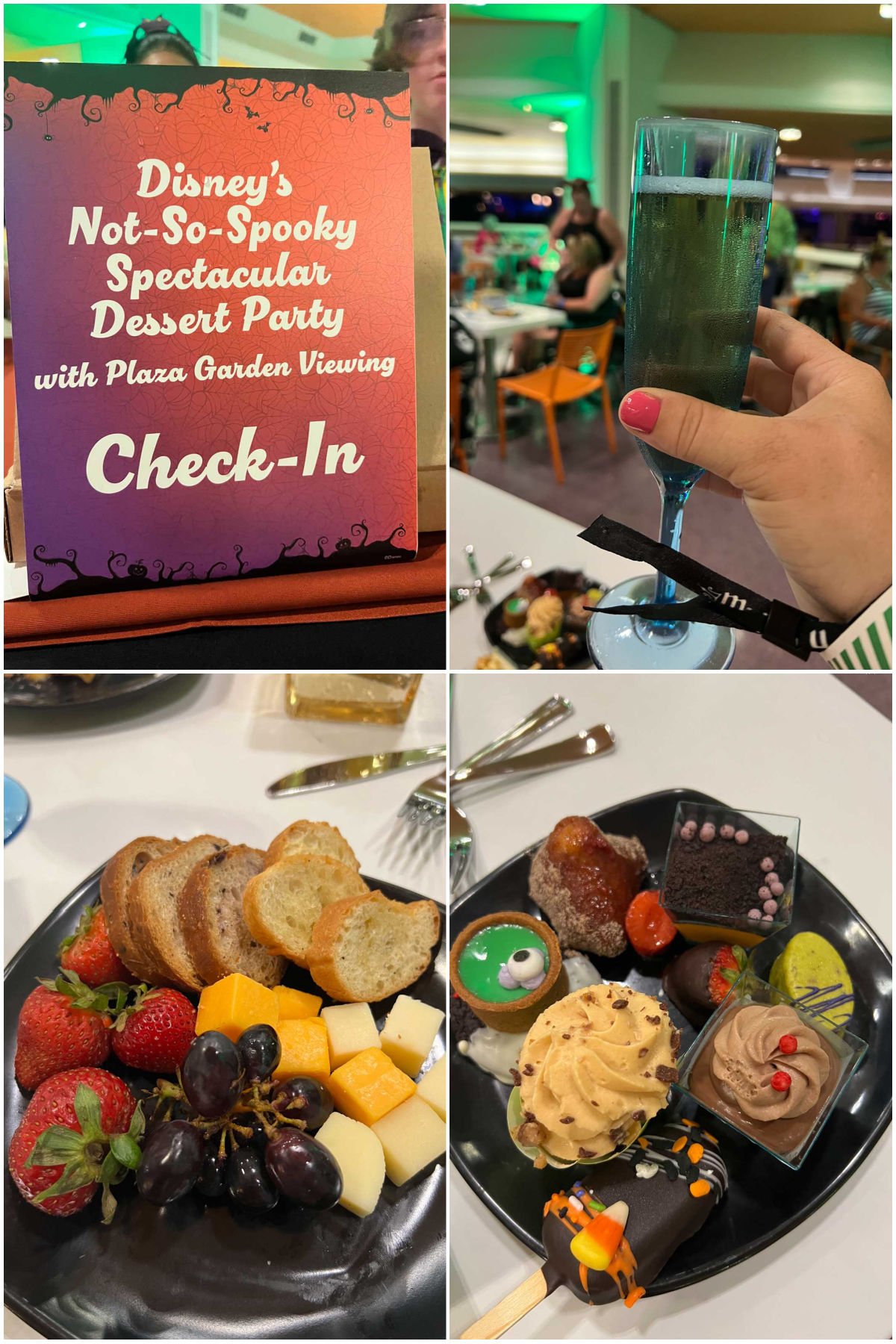 images from the Mickey's Not So Scary Halloween Dessert Party