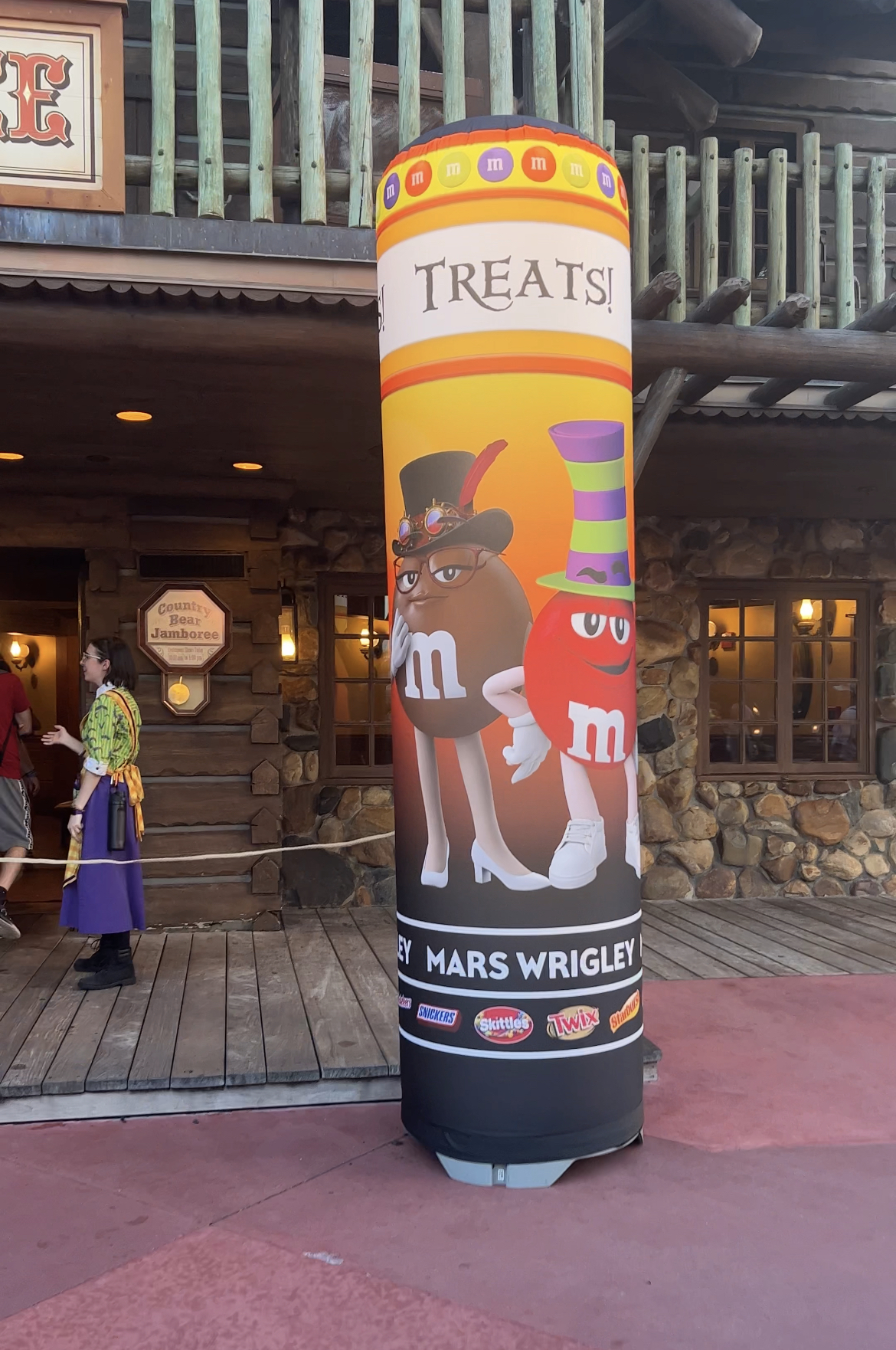 treat station at Mickey's Not So Scary Halloween party