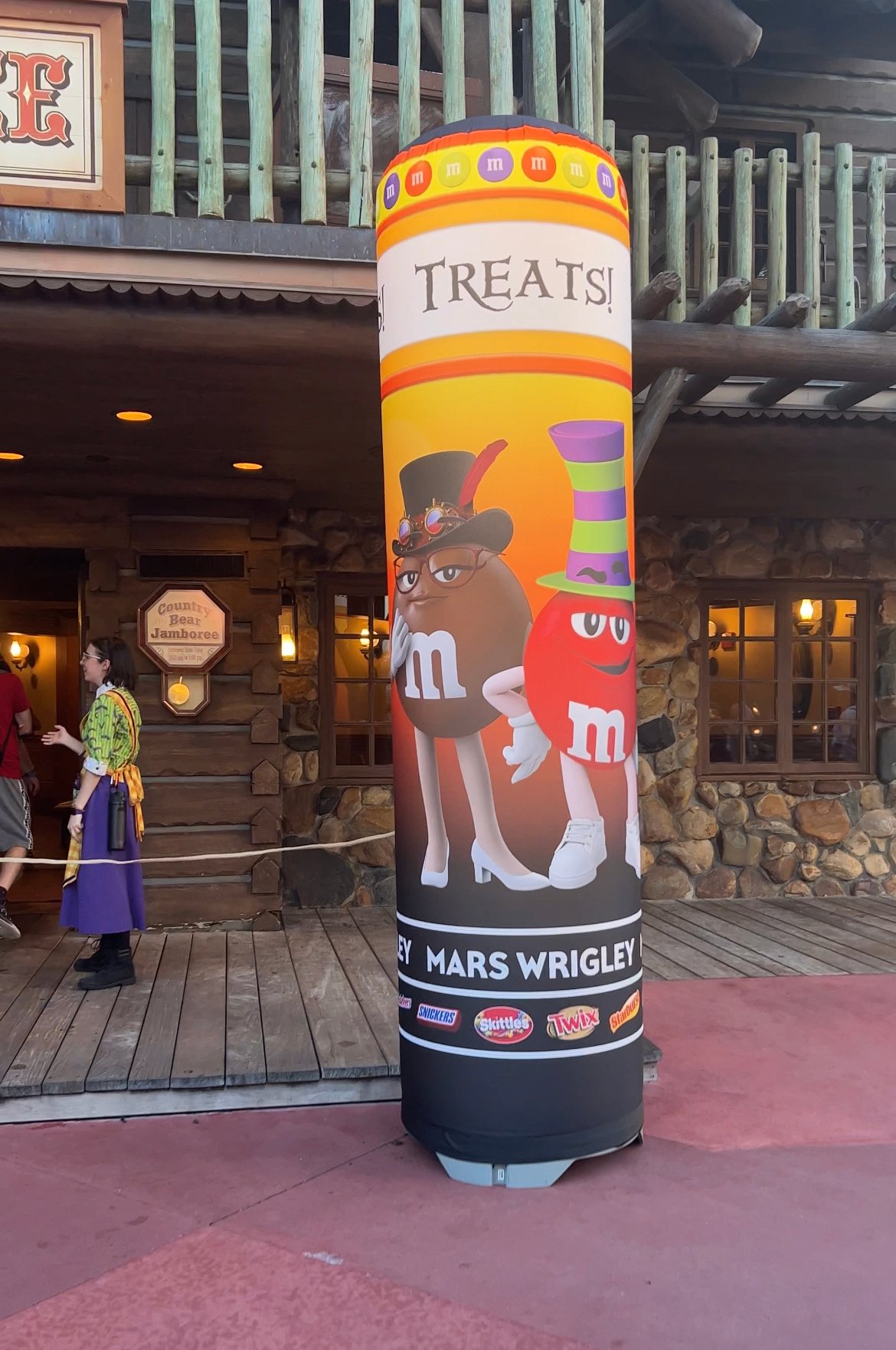 treat station at Mickey's Not So Scary Halloween party