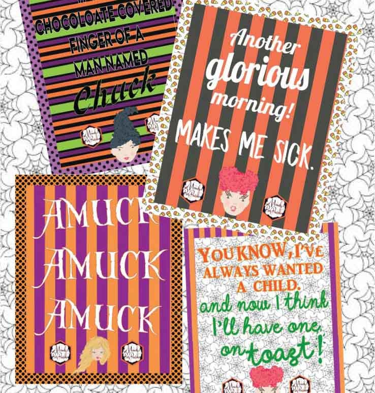 printable hocus pocus quote signs