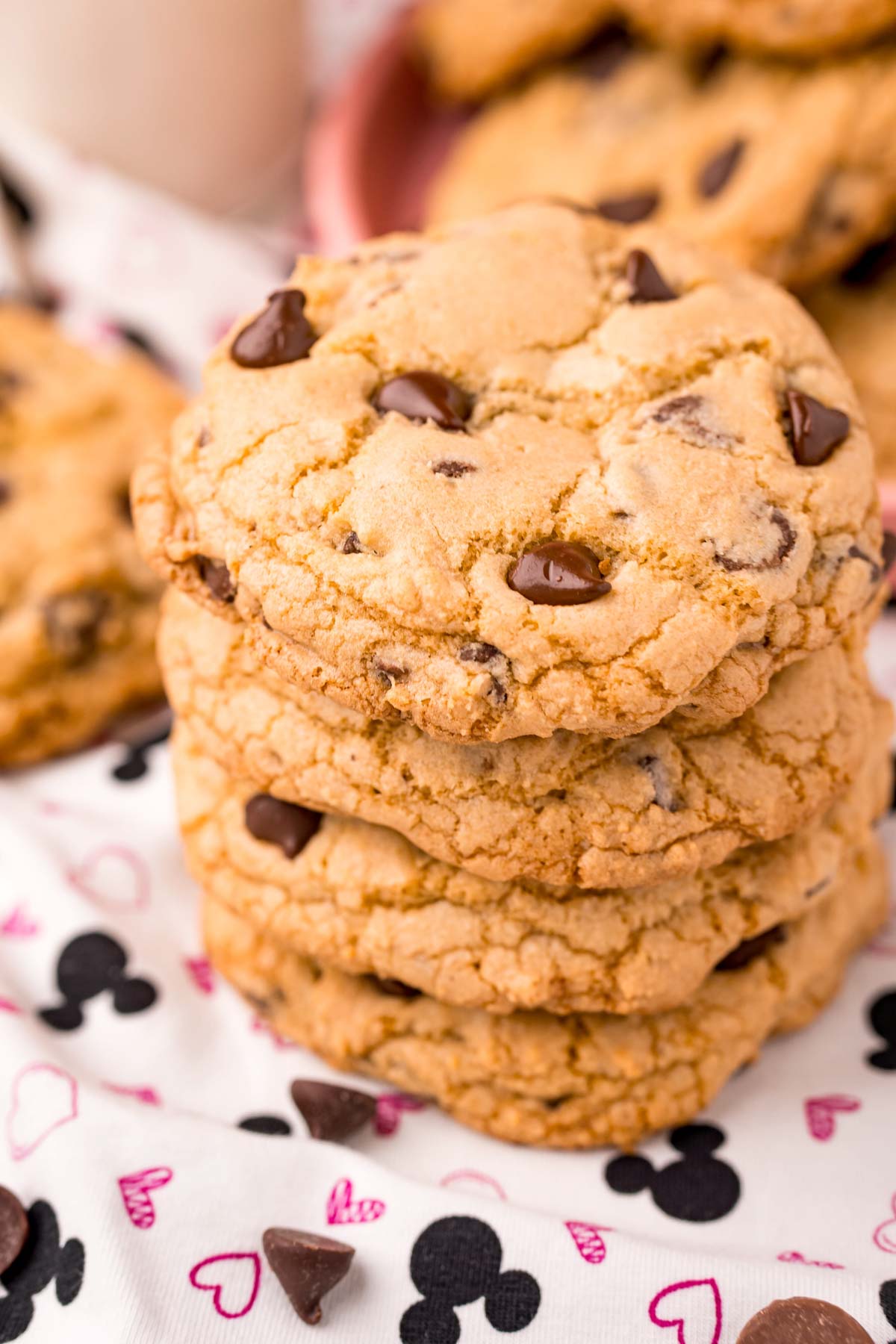 stack of Grand Floridian chocolate chip cookies