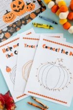 Free Printable Pumpkin Worksheets (Preschool and Older) - Play Party Plan
