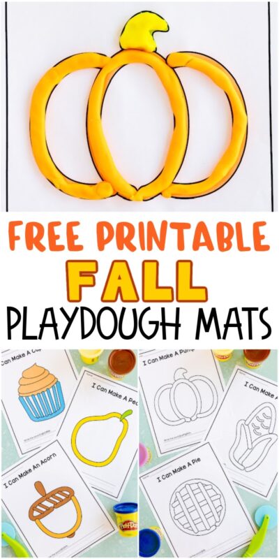 Free Printable Playdough Mats (Food themed!) 