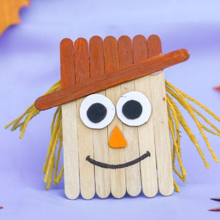 scarecrow popsicle stick craft