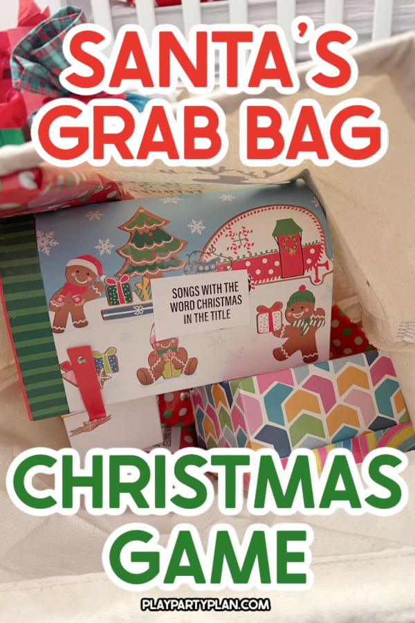 Santa's Grab Bag Christmas Game - Play Party Plan