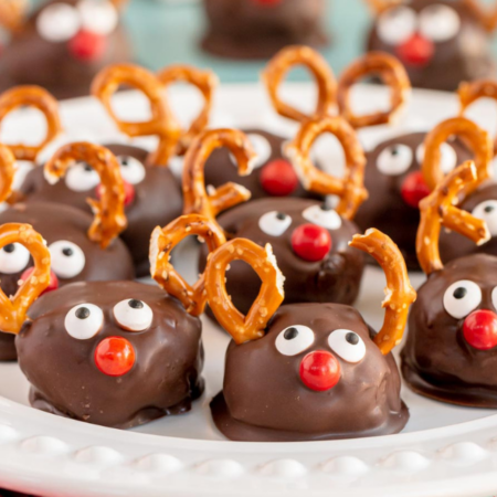 reindeer brownie balls