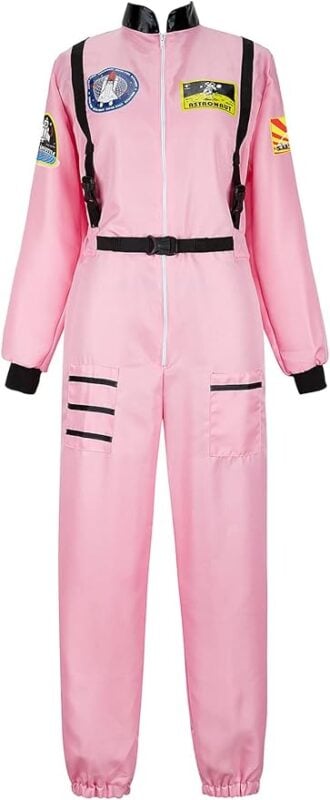 light pink flight suit