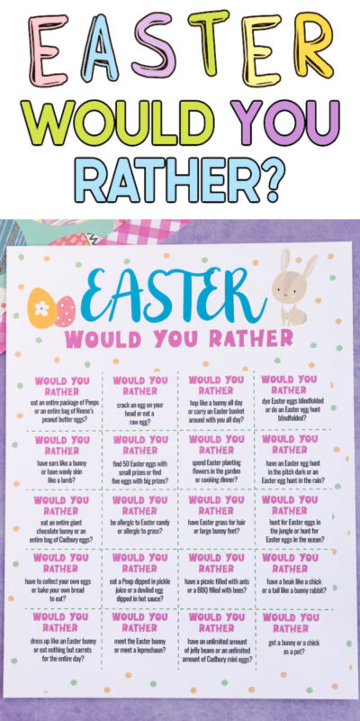 Easter would you rather questions