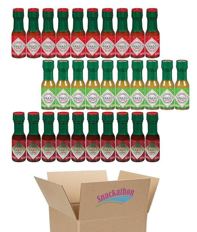 little Tabasco bottles