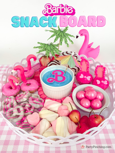 Barbie snack board