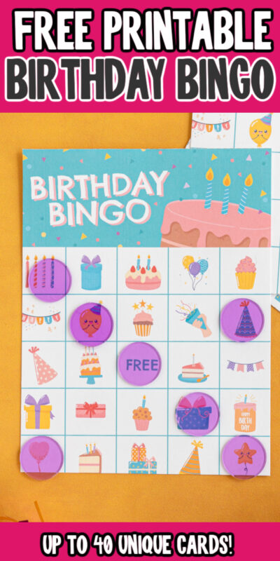 birthday bingo