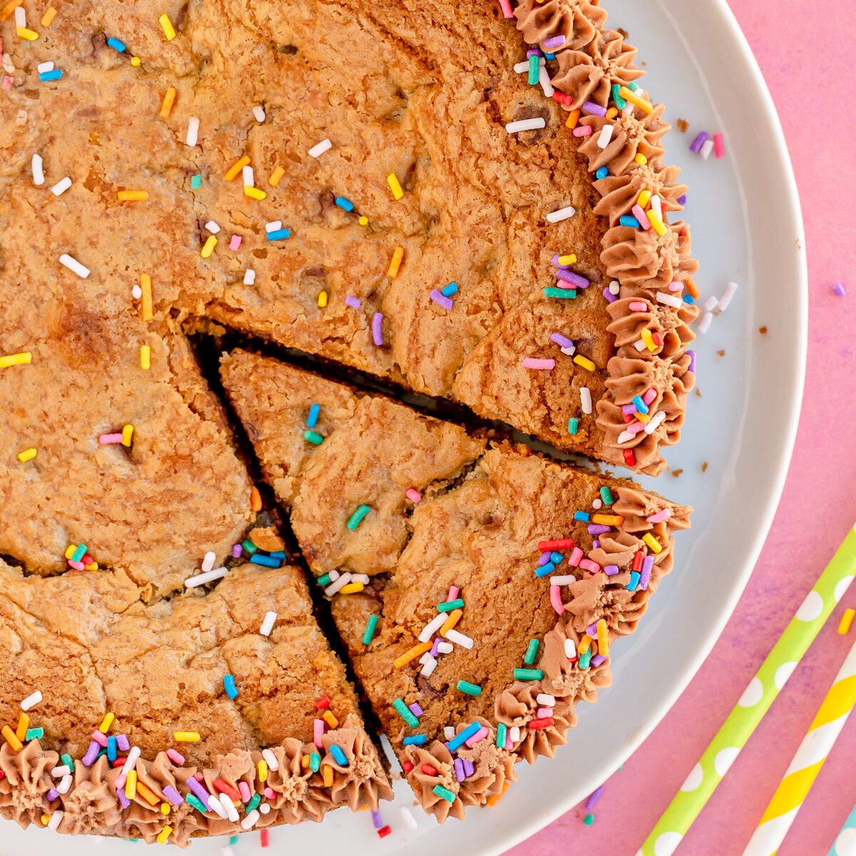 Chocolate Chip Cookie Cake